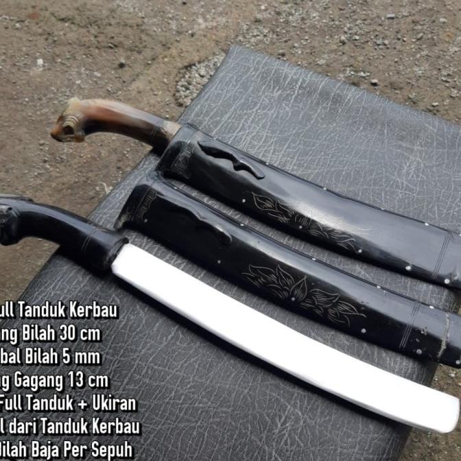 Golok Sembelih full tanduk 30cm
