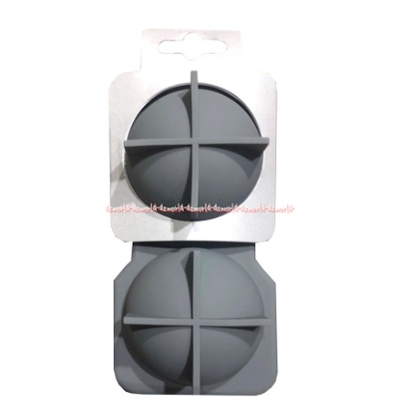 Krischef Ice Mould 2 Balls Alat Cetakan Es Bulat Cetakan Es Batu Bentuk Bola Bulat Bahan Silikon Kris Chef Silicone Silikon Kris