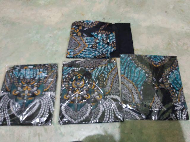 Batik Couple Keluarga Sania Ruffle Ori Ndoro Jowi Dnt Motif Madu Termurah Di Shopee - Motif Madu