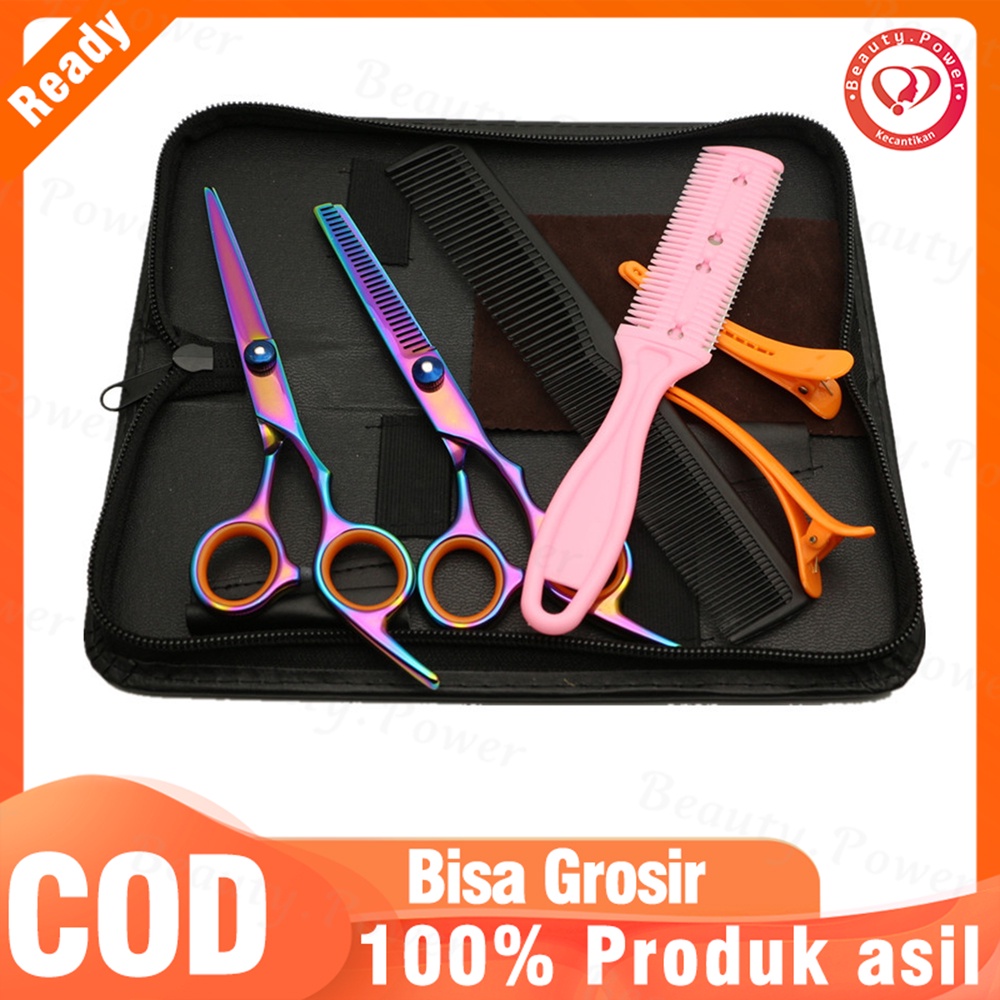 BISA COD Promo Peralatan Set Gunting Rambut Salon Profesional