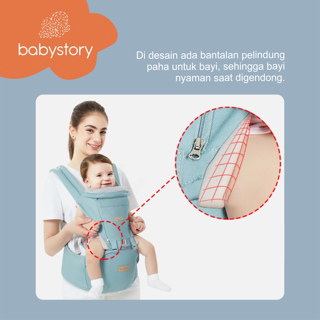 Original Hipseat Yuangxiue Carrier Gendongan bayi hipseat Gendongan baby casual hipseat