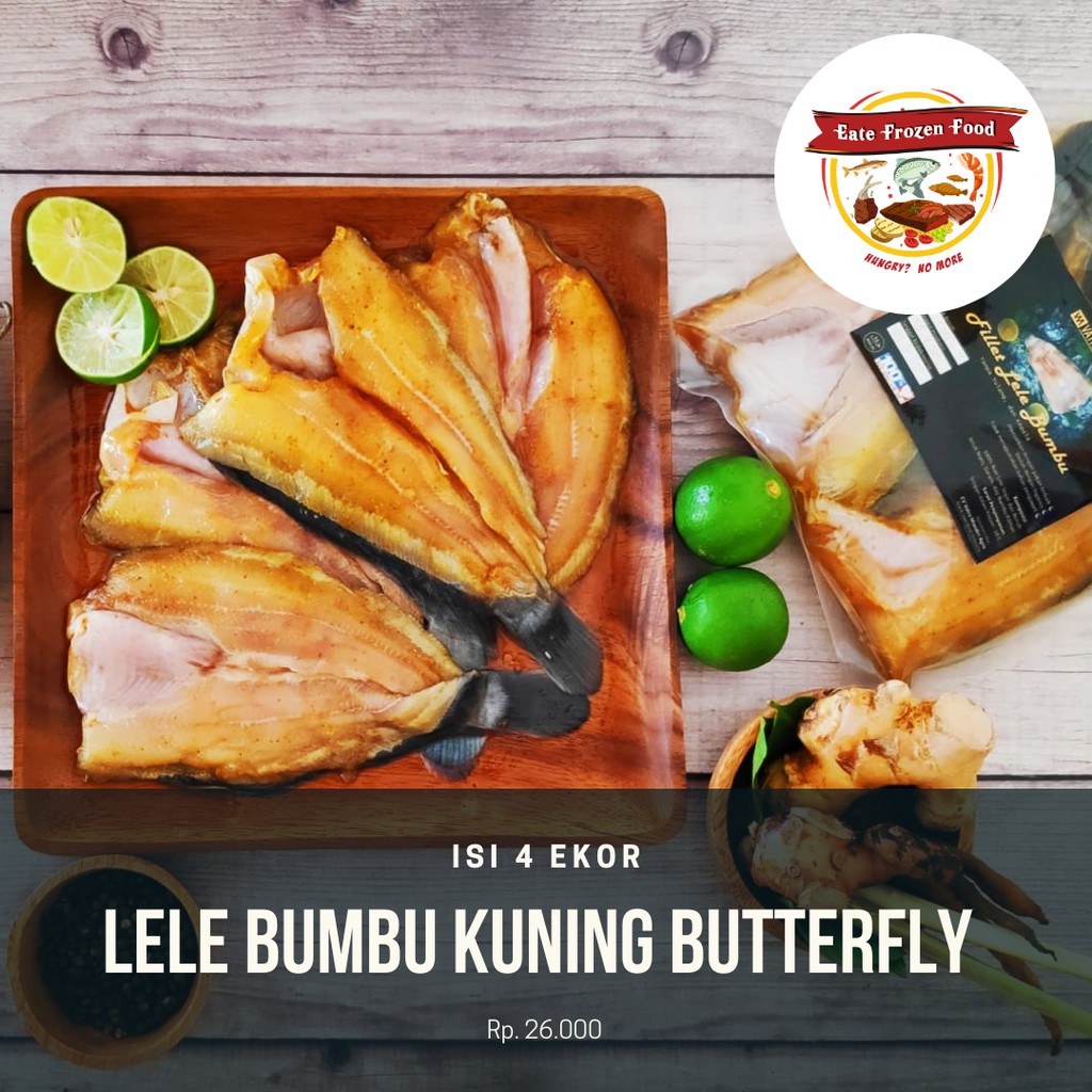 

Lele Bumbu Kuning Butterfly Tanpa Tulang Tengah