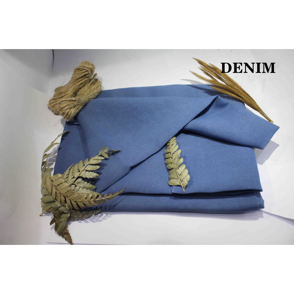 Khimar Jumbo KALYA 2 Layer Non PED BERGO Dua Layer-denim