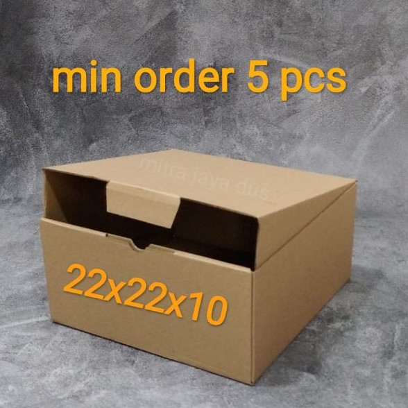 

kardus packing die cut 22x22x10 MIN ORDER10PCS