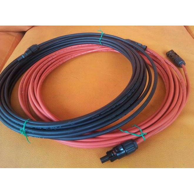 Kabel Solar Panel Kabel Panel Surya Kabel Solar Cell 2X4Mm 10M Promo Awal Tahun
