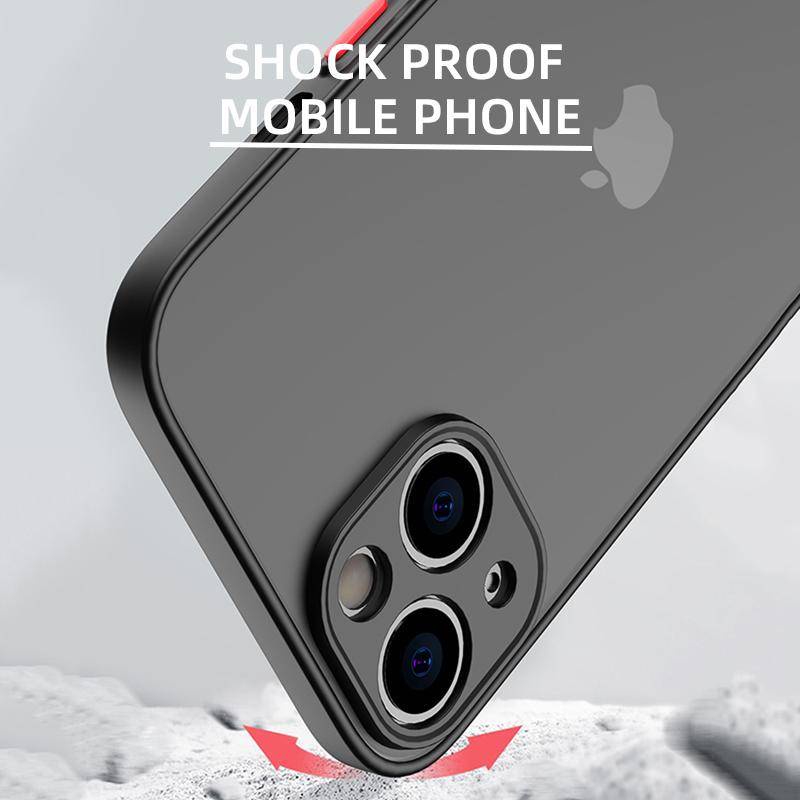 Casing Hard Case Armor Bumper Silikon Shockproof Untuk iPhone 14 13 12 Pro Max Plus 14