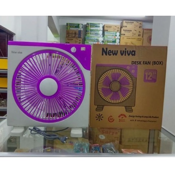 Kipas angin box fan new viva floor fan