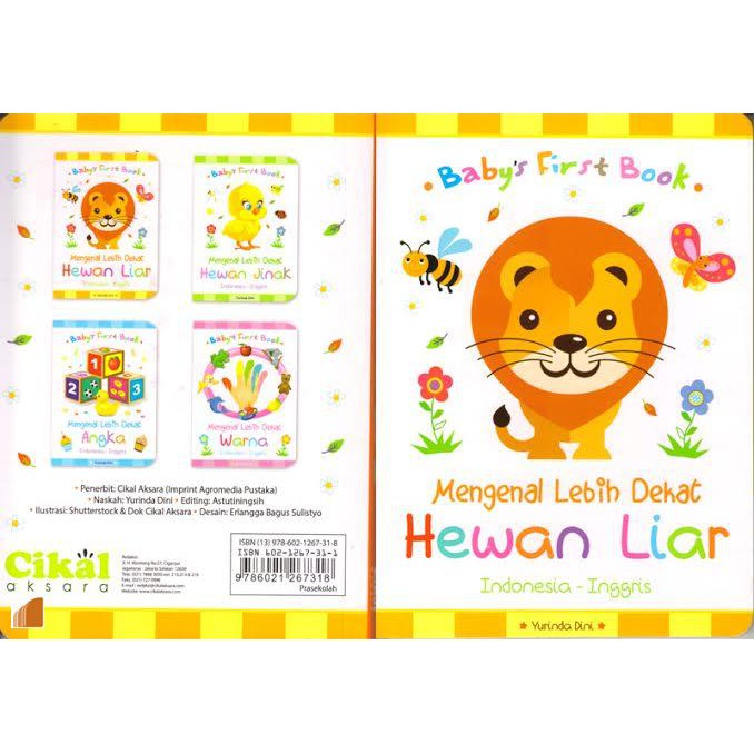 Mengenal Lebih Dekat Hewan Liar (Baby's First Bok)