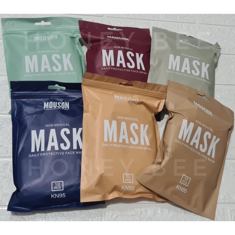 Masker Medis  Mouson KN95 Warna isi 10