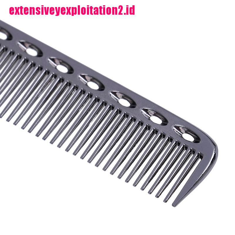 &lt; E2id &amp; &gt; Sisir Profesional Anti Statis Bahan Aluminum Metal Untuk Salon