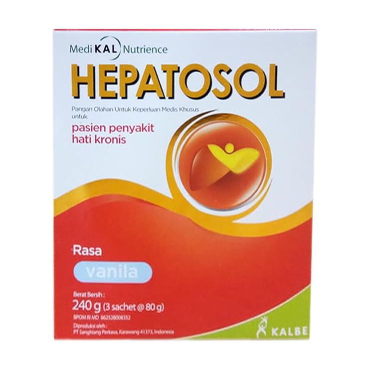 

Hepatosol Vanila 240 gr Kalbe