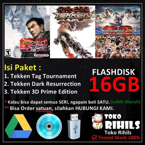 Tekken Paket Isi 3 Game PC Laptop