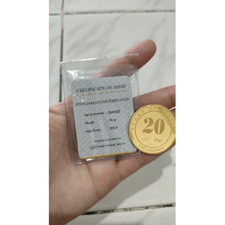 logam mulia 20gram edisi standardchartered