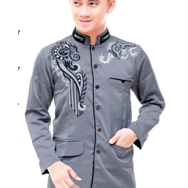 jasko bordir pria dewasa jasko muslim jaskoko baju koko pria dewasa