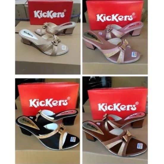 sendal sandal kickers slip on widges high hels cewek bunda mama remaja kado ultah