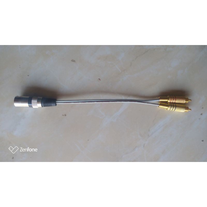 Jack Canon/XLR (male) to RCA stereo merk federal - canare