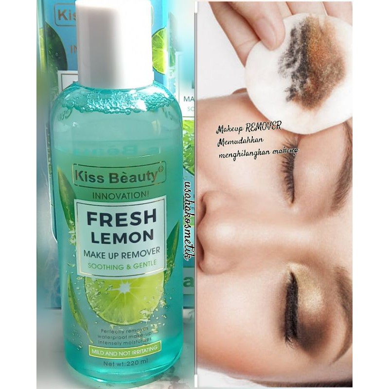 PROMO MAKE UP REMOVER JUMBO FRESH LEMON KISS BEAUTY NO.2135-03LM