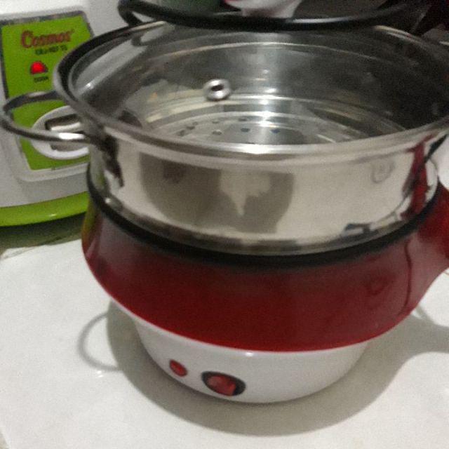 Multifungsi Electric Fry Pan Panci Listrik Lapisan Keramik New (random)