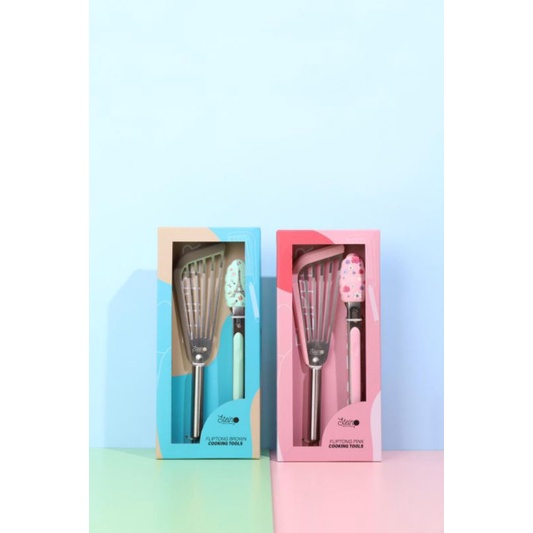 STEINCOOKWARE Flip Tong Set / Flipper / Food Tong / Capitan Makanan / Alat Masak