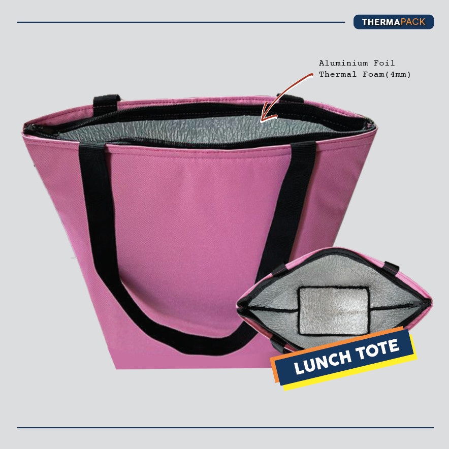 ThermaPack Insulated Lunch Tote | Tas Makan Praktis | Thermal Cooler Bag