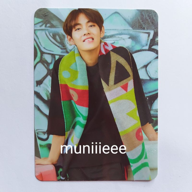 photocard season's greetings 2017 v - pc sg17 season greeting taehyung