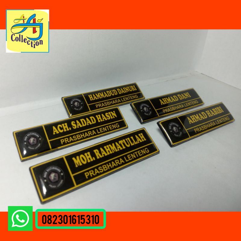 

[Tanpa Minimal pemesanan]... Name Tag, papan nama. Akrilik+Peniti