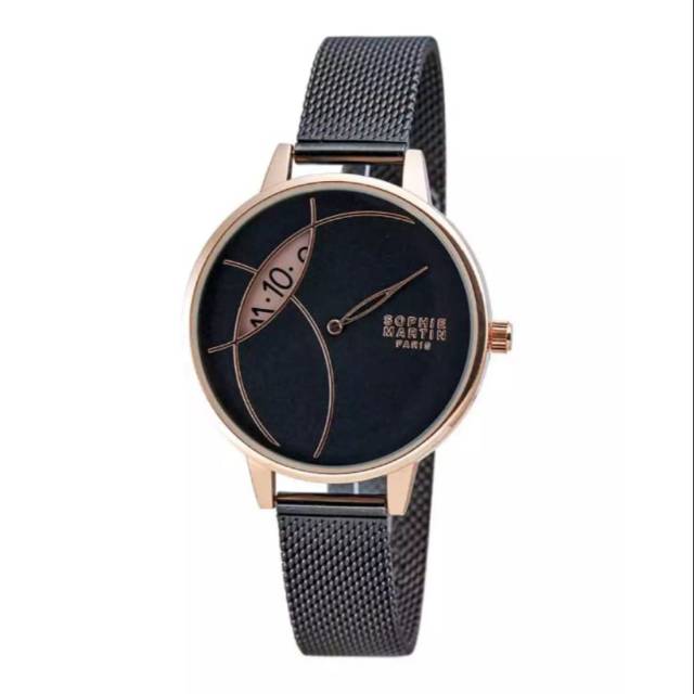 Jam tangan shopie martin - jean black watch
