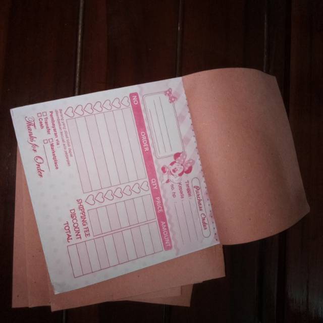 

Nota order