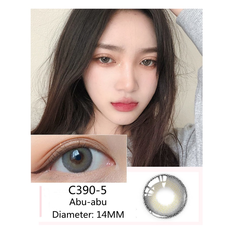 1 pasang lensa kontak berwarna diameter 16 MM lensa kontak per tahun lensa mata soflen mata soflen soflens softlens