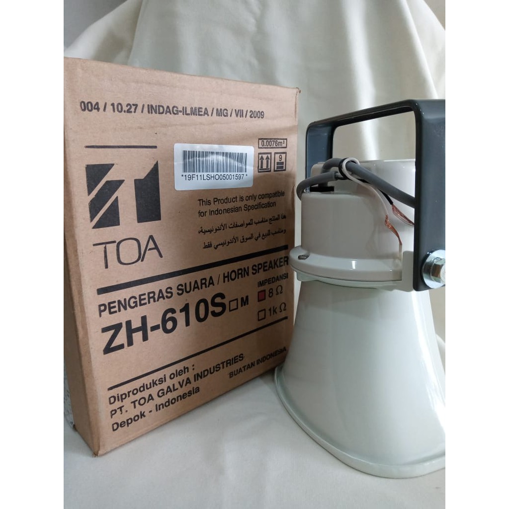 Paging Horn Speaker 10 W TOA ZH 610 S, 610S, ZH610S Sirine sirene klakson 10 Watt, Speaker Promo