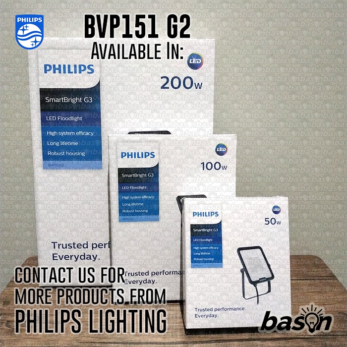 PHILIPS BVP151 50W LED Flood Light G2 IP65 - Lampu Sorot Outdoor