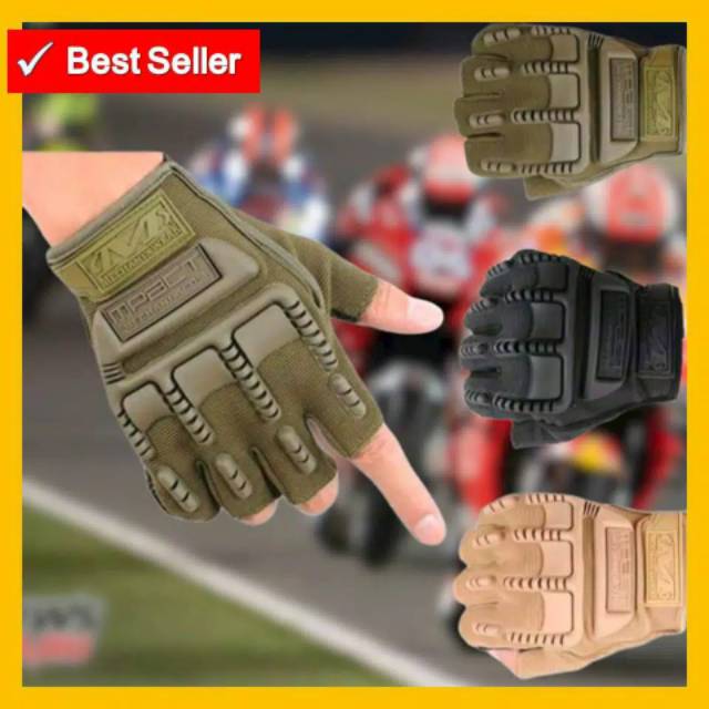 NEW ARRIVALS Sarung tangan half finger elegan grip anti selip non kulit