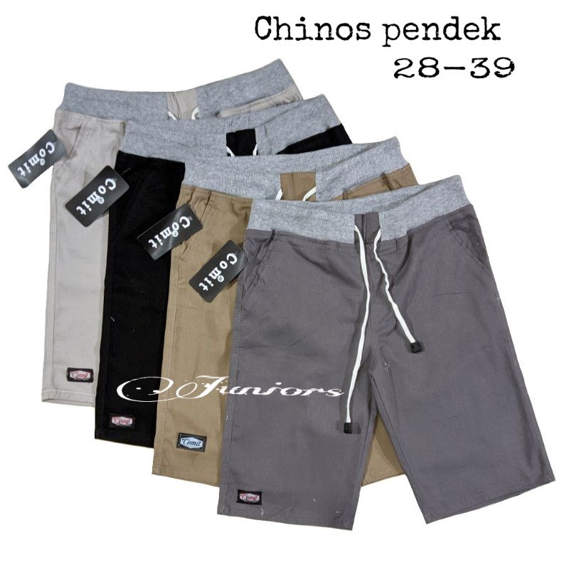 CHINOS PENDEK PRIA RKM POLOS