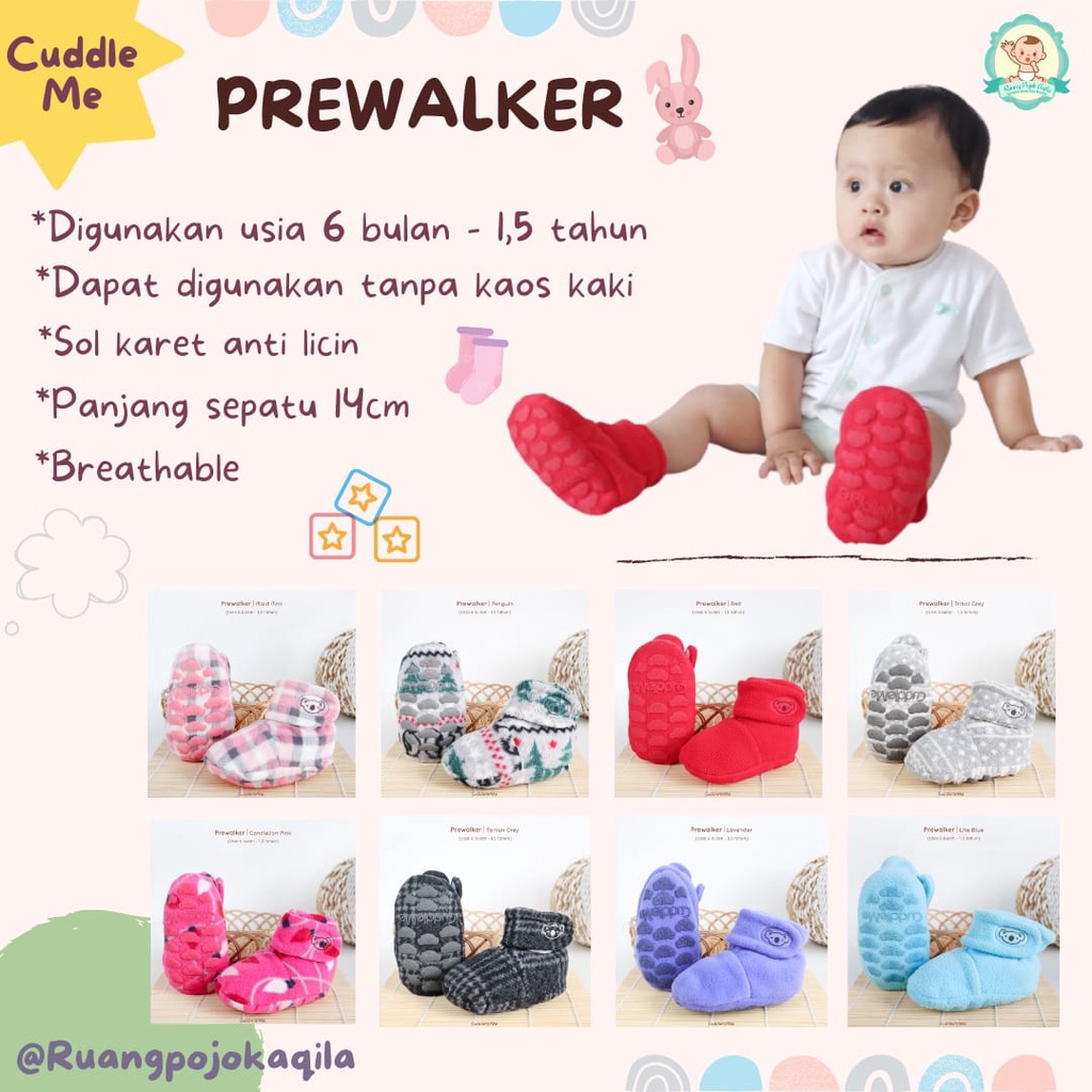 Sepatu bayi prewalker Cuddle Me Cuddleme