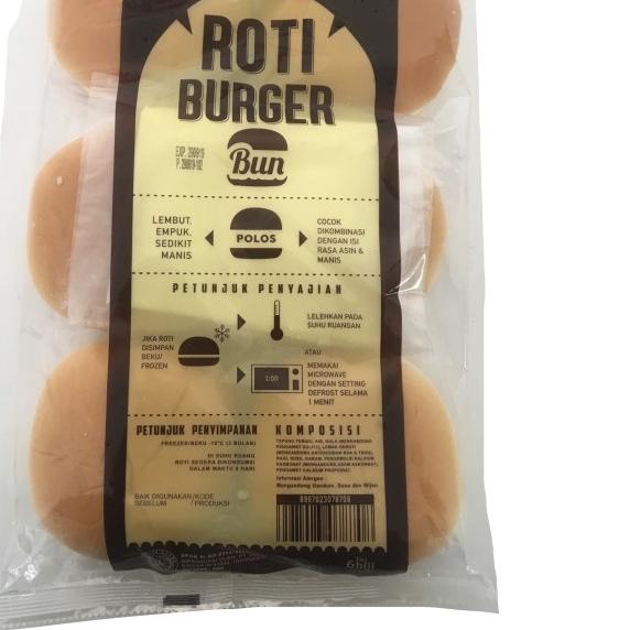 

❃ Roti Burger Polos Bernardi isi 6 pcs ☝