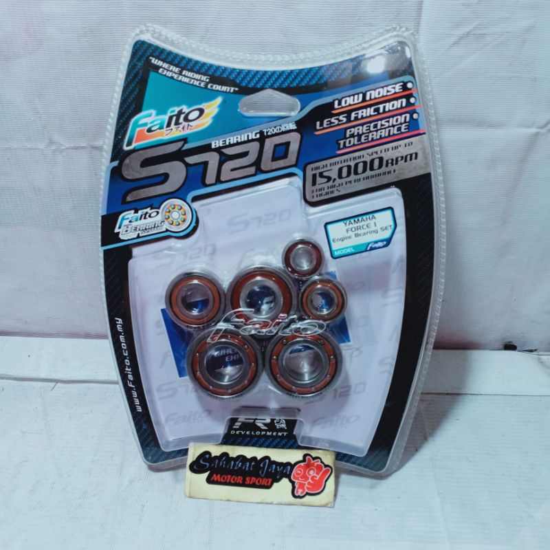 Bearing Kruk As Faito Set S720 Keramik Force 1 F1zr Original Faito