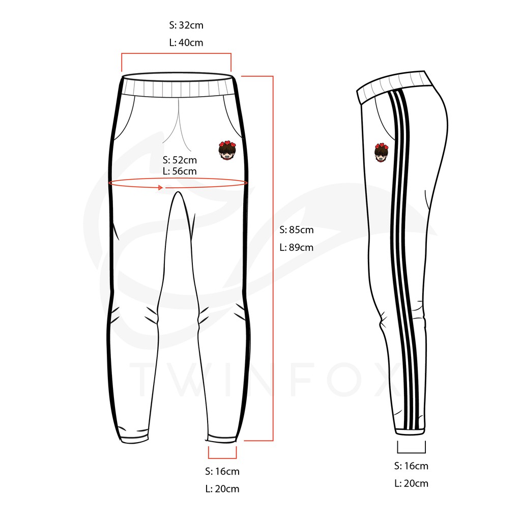 Celana Panjang Unisex NCT Logo List