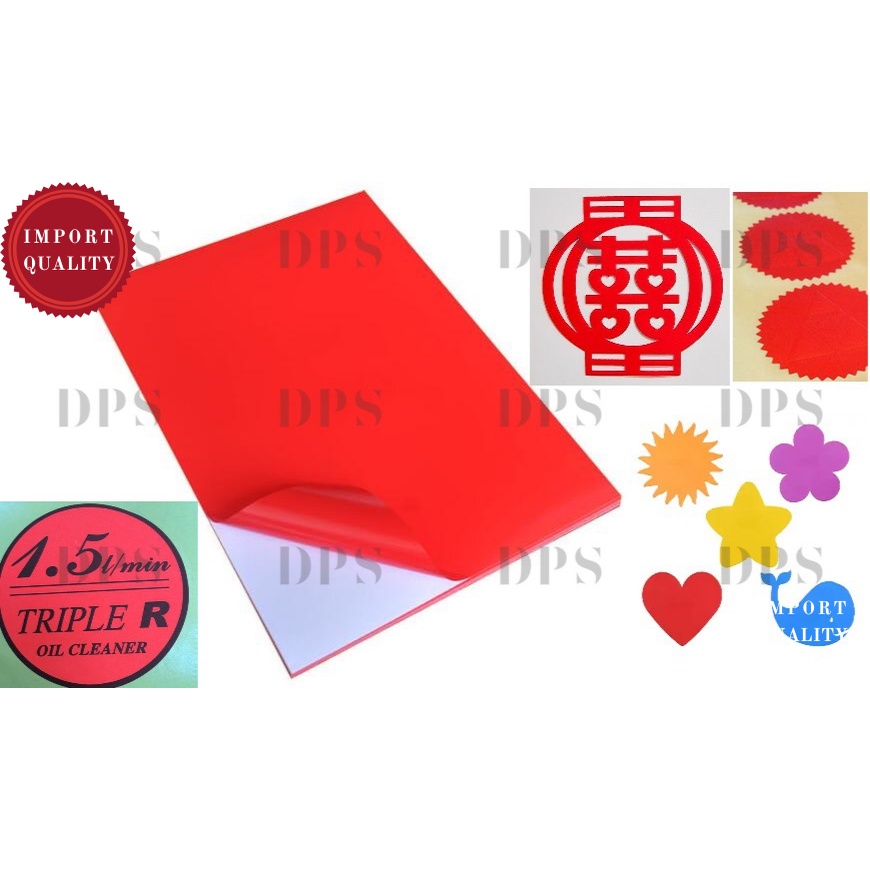 

Kertas Stiker Removable Red ROLL 107cm x 100m Stabilo