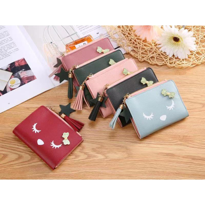 Dompet Lipat Mini Resteting Wanita Dompet Mini Wanita Import Real Pict MALL SHOPPING