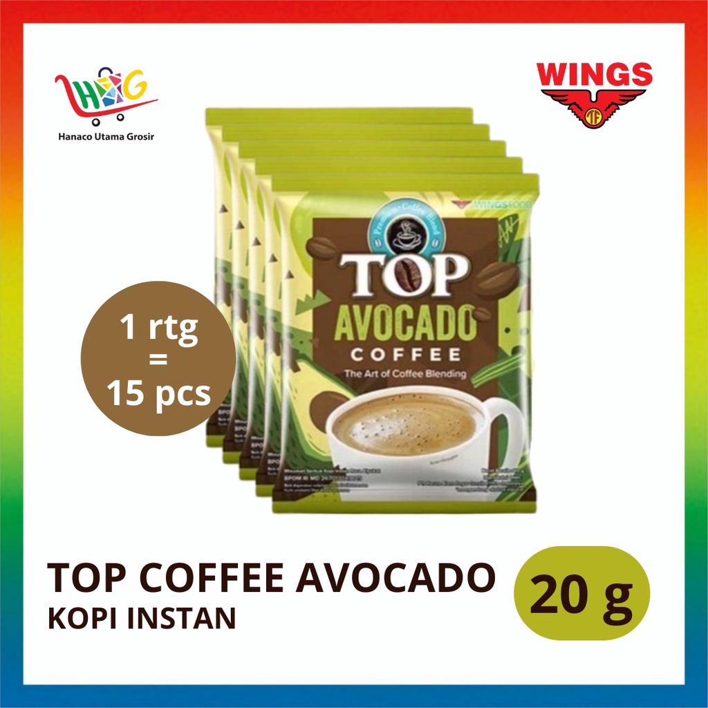 Top Coffee Avocado Coffee 15 x 20 gram [ 1 PAK ]