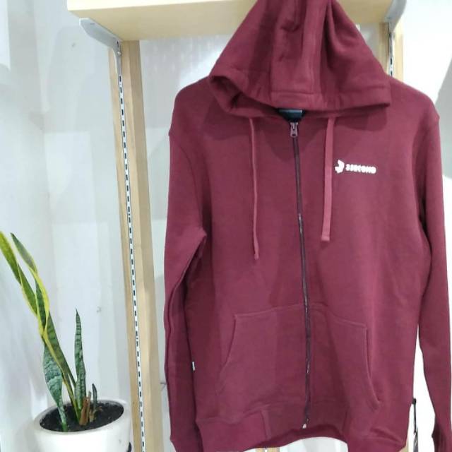 3Second Sweater Hoodie tangan panjang pria