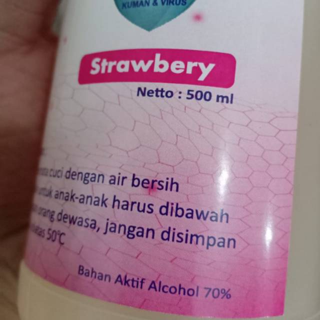 Handclean / sanitizer / sanitizer gel