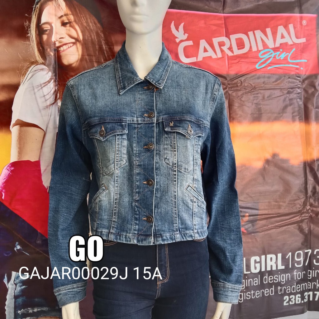 gof CARDINAL GIRL JAKET JEANS CEWEK Pakaian Wanita Outerwear Sweater Jaket Ladys 100% Original!