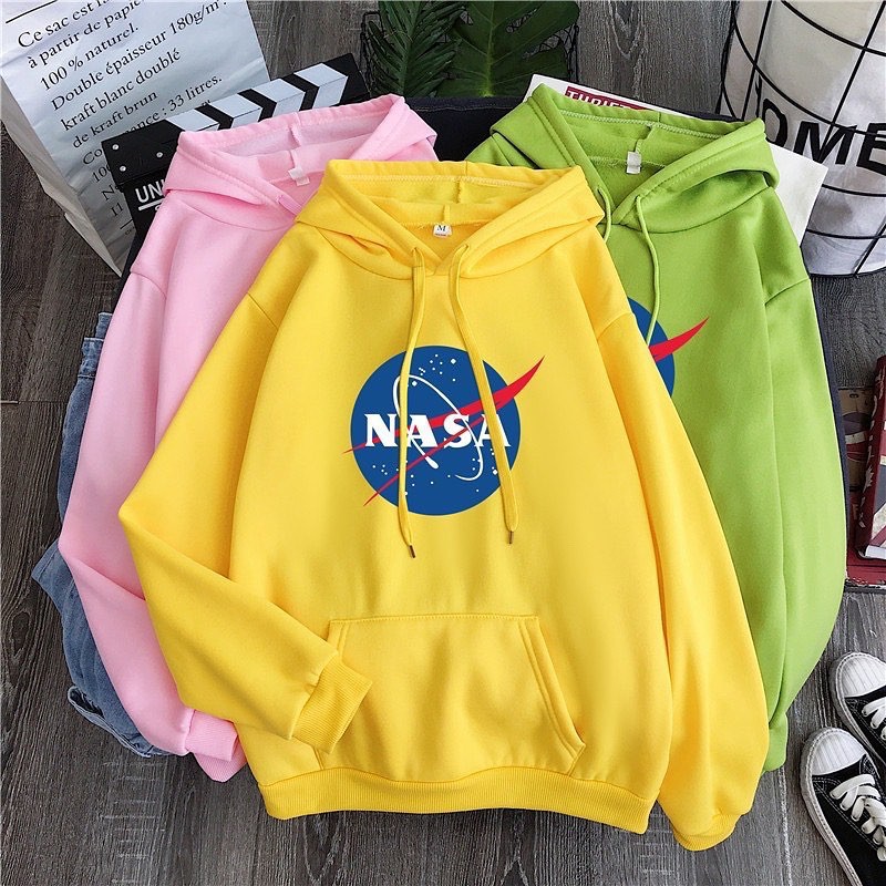 NASA HOODIE UNISEX - ATASAN KEKINIAN PREMIUM