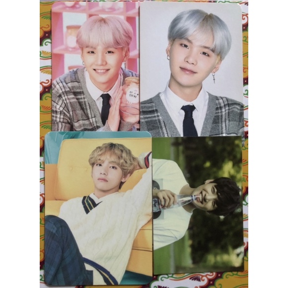 mini photocard mpc 4th muster happy ever after japan bts suga yoongi taehyung v