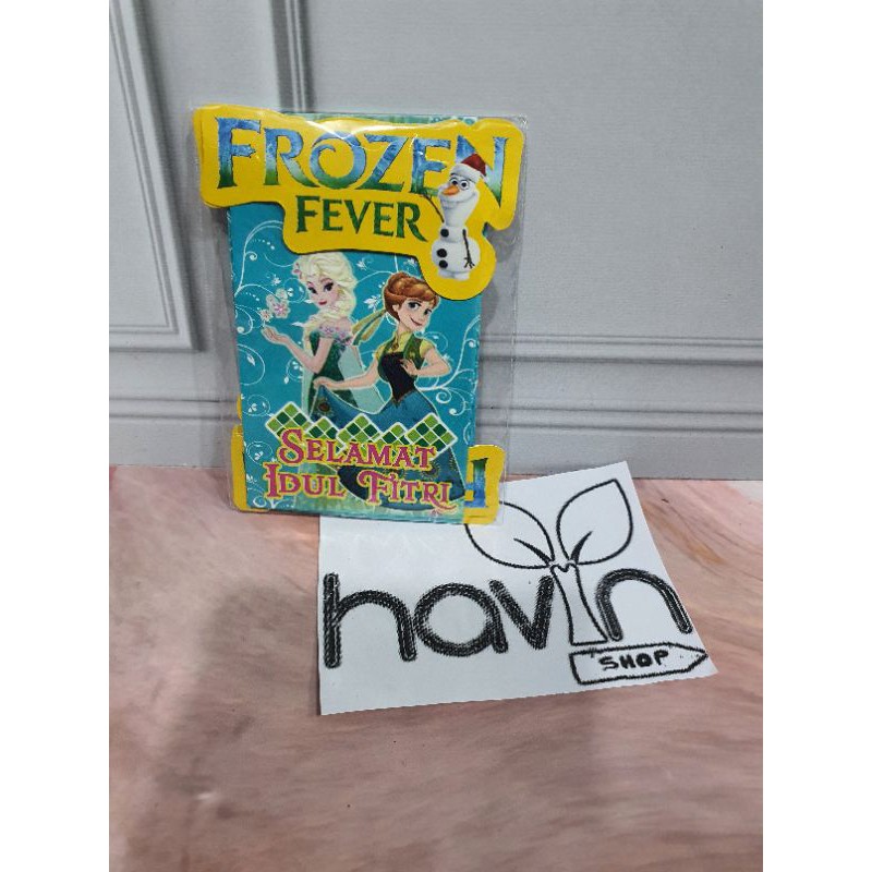 AMPLOP LEBARAN model 3DIMENSI (9cm X 6.5cm)/ANGPAO IDUL FITRI 3DIMENSI-FROZEN