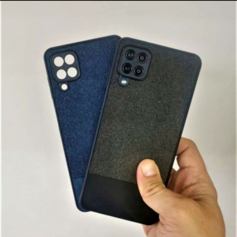 samsung A22 4G soft case fabric denim premium case