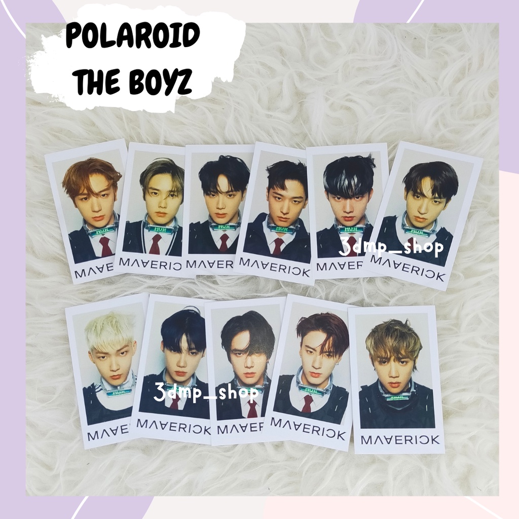 [12 lembar] polaroid the boyz breaking dawn the stealer maverick