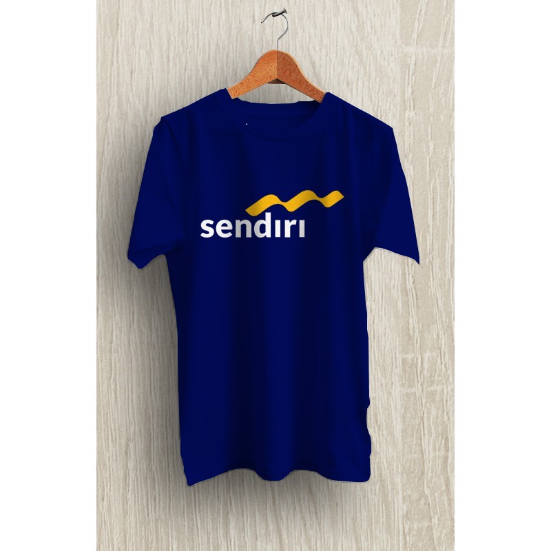 T-SHIRT BAJU KAOS DISTRO SENDIRI LOGO COMBED 30S MURAH