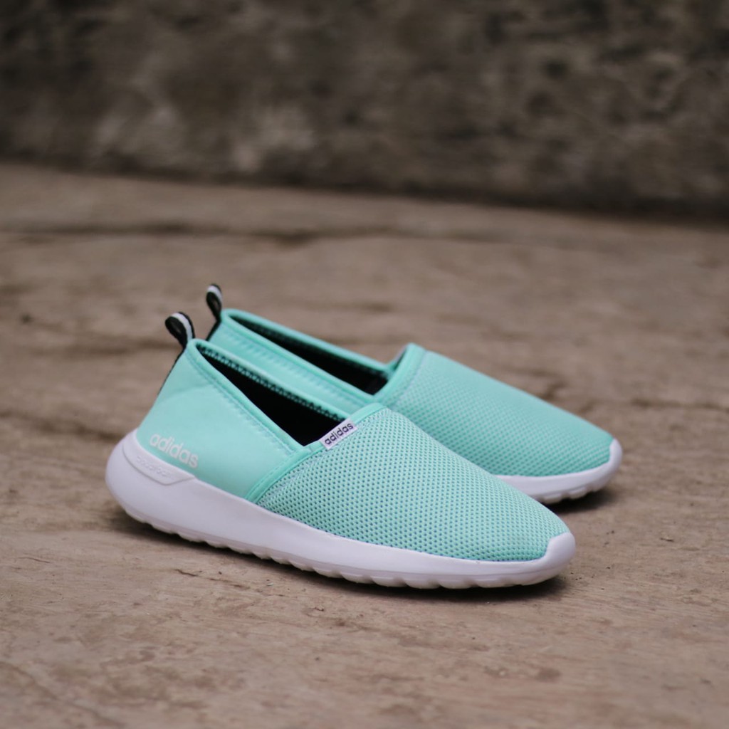 Sepatu Adidas ORIGINAL Cloudfoam Slip On Tosca